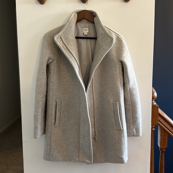 JCREW FACTORY - Women’s City Coat in Heather Dusk - Size 0 - Picture 2 of 6